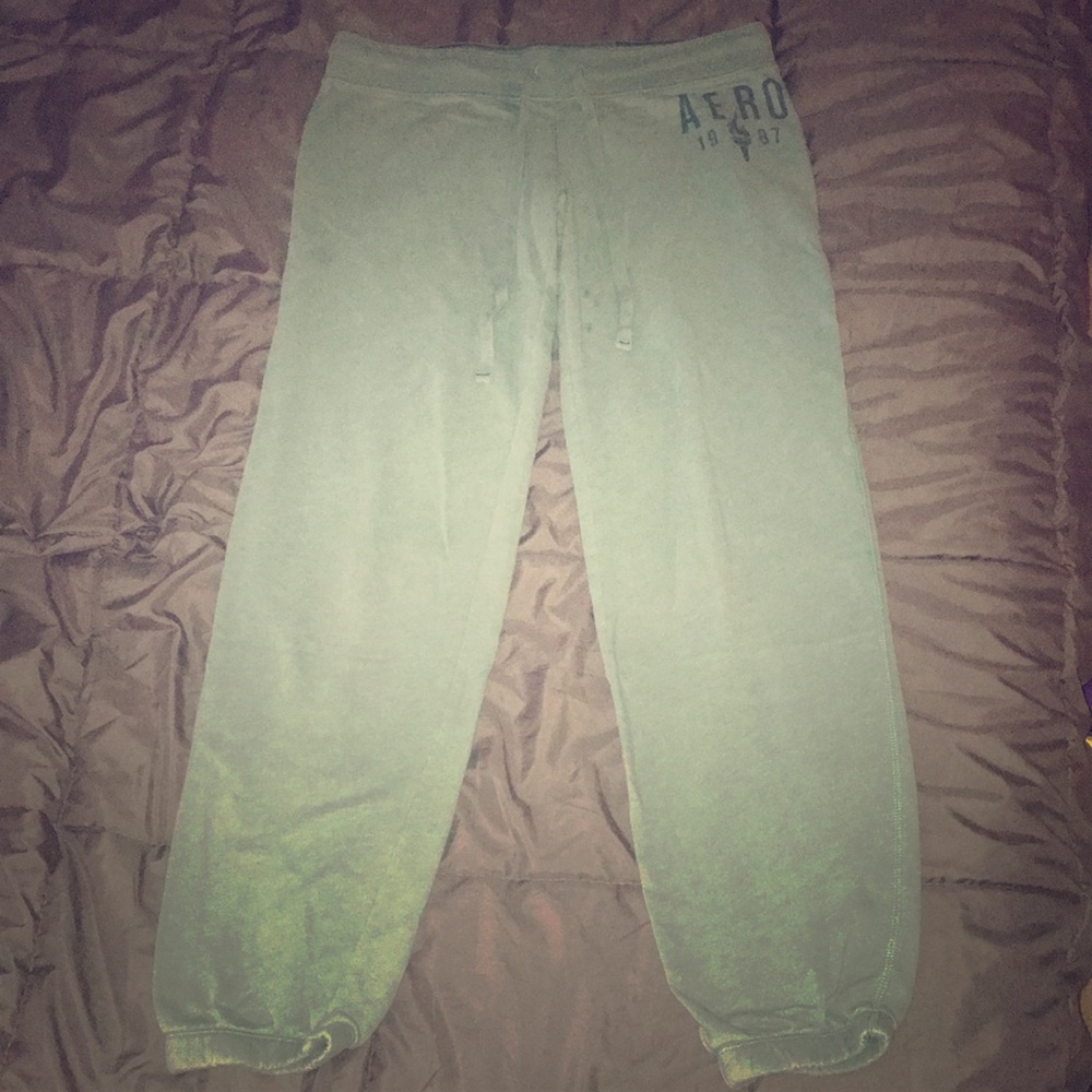 Aeropostale blue sweat pants